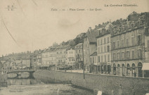 Tulle : "La Corrèze illustrée - Tulle. - 10 - Place Carnot - Les quais.".