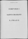 Naissances, mariages et tables (1793-1802)