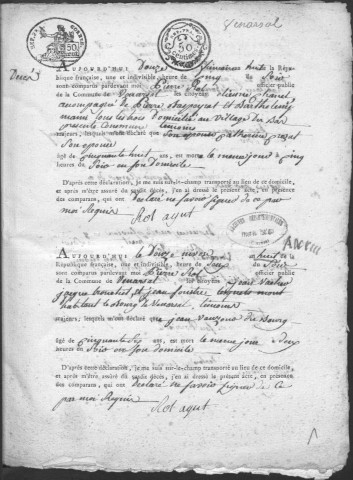 Décès (1800-1842)