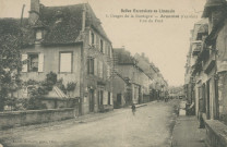 Argentat : "Belles excursions en Limousins - 1. Gorges de la Dordogne - Argentat (Corrèze) - Rue du pont".