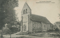 Champagnac-la-Noaille : "La Corrèze illustrée - Champagnac-la-Noaille - L'église".