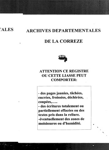 Naissances, mariages, décès (1853-1862)