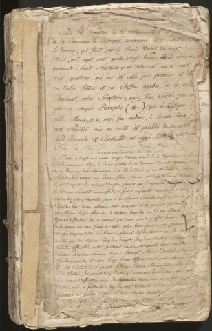Délibérations du conseil municipal. 09 mai 1793-09 novembre 1834