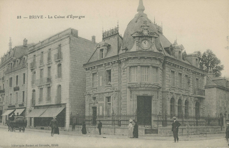 Brive-la-Gaillarde : "88 - Brive - La Caisse d'épargne".