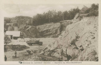 Le Lonzac : "Environs du Lonzac (Corrèze) - Carrières du Pont-Chambouvet".