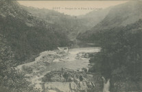 Bort-les-Orgues : "Bort - Gorges de la Rhue à la Cascade".
