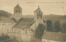 Aubazine : "Obazine (Corrèze) - Abbaye cistercienne (XIIe s.) - Eglise abbatiale".