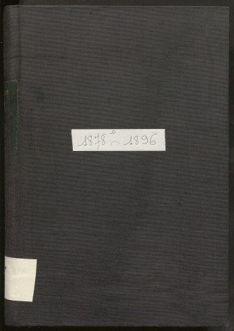 Délibérations du conseil municipal. 26 mai 1878-16 août 1896
