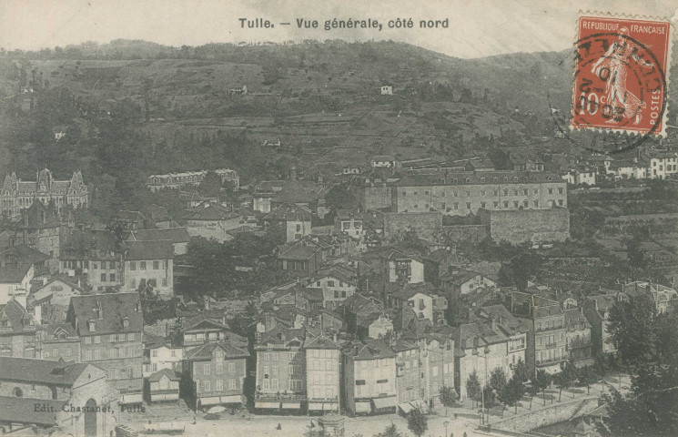 Tulle : "Tulle - Vue générale, côté Nord".