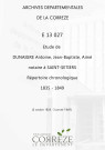 Répertoire chronologique : 3 octobre 1835-3 janvier 1849