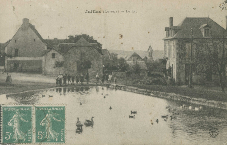 Juillac : "Juillac (Corrèze) - Le lac".