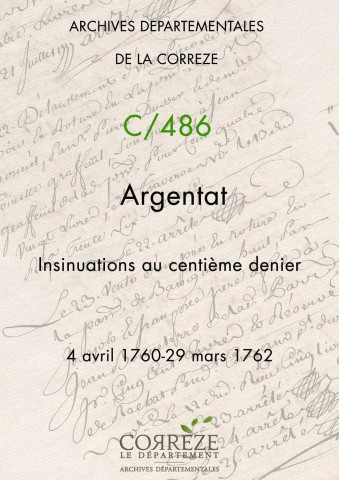 4 avril 1760-29 mars 1762