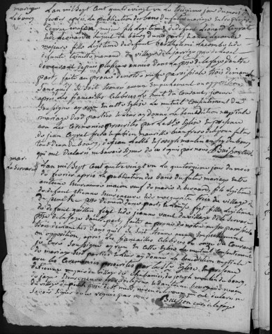 Baptêmes, mariages, sépultures (1781-1792)