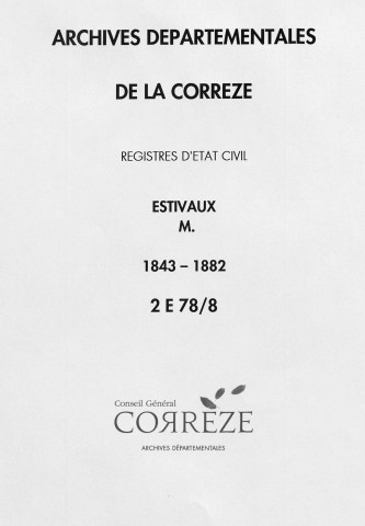 Mariages (1843-1882)