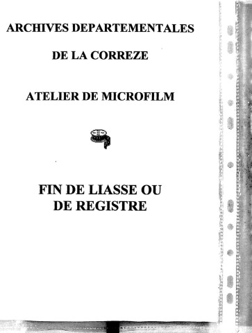 Tables décennales des décès (1813-1822)