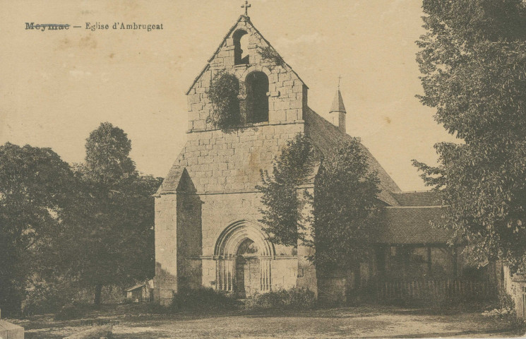 Ambrugeat : "Meymac - Eglise d'Ambrugeat".