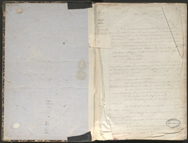 Délibérations du conseil municipal. 15 mai 1864-25 octobre 1891