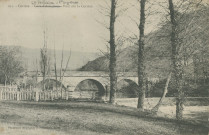 Saint-Hilaire-Peyroux : "213.- Corrèze. - gare d'Aubazine. - Pont sur la Corrèze".