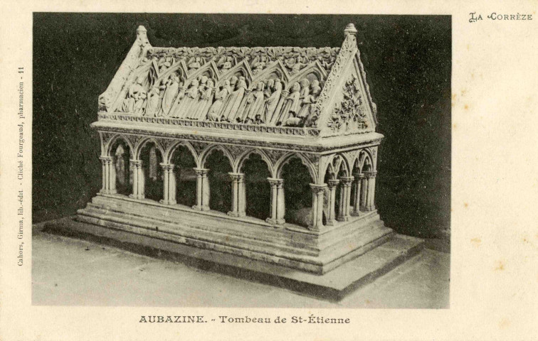 "Aubazine. - Tombeau de Saint-Etienne".