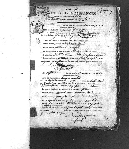 Naissances (1803-1848)