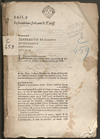 17 juin 1753-29 décembre 1756