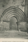 Masseret : "Masseret (Corrèze) - L'église, portail XIIIe siècle".