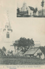 Madranges : "2. - Nouvelle église (côté Sud-Est) et ancienne chapelle de Madranges.".