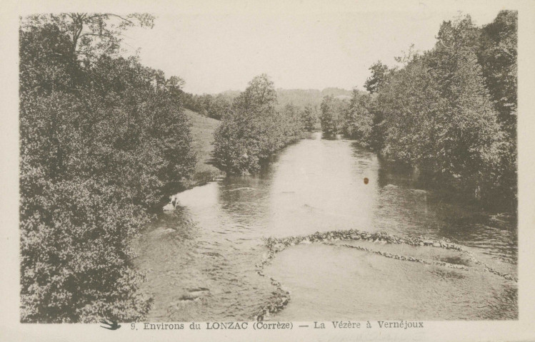 Chamboulive : "9. Environs du Lonzac (Corrèze) - La Vézère à Vernéjoux".