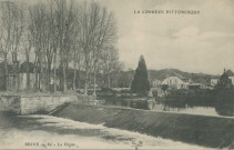Brive-la-Gaillarde : "La Corrèze pittoresque - Brive - 81 - La digue".