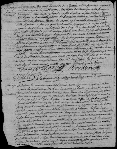 Baptêmes, mariages, sépultures (1753-1789)