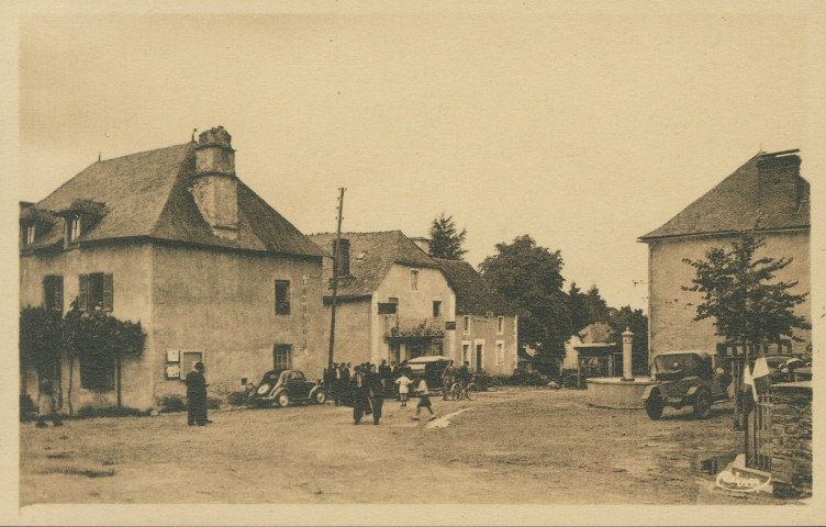 Le Chastang : "Le Chastang (Corrèze) - La place".