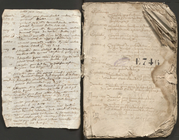 Répertoire méthodique des cèdes (1589-1624)