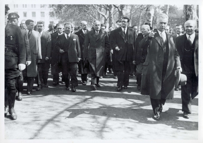 Inauguration officielle de la foire de Lyon.