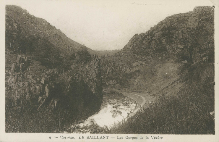 Voutezac : "9. Corrèze - Le Saillant - Les gorges de la Vézère".