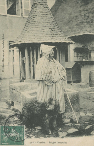 Folklore : "598. - Corrèze. - Berger limousin".