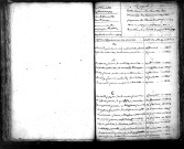 Tables décennales des mariages (1813-1822)
