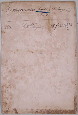 Répertoire alphabétique sur fiches : Marquaire-Materre