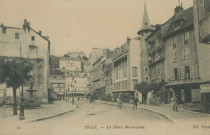 Tulle : "41 Tulle. - La place municipale.".