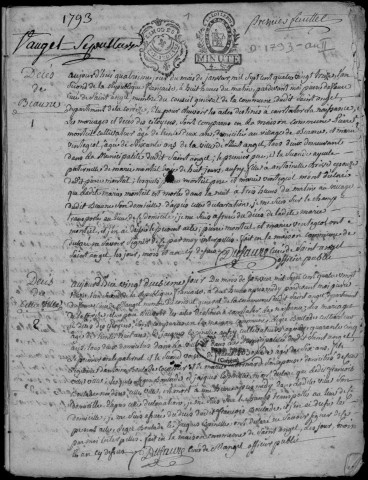 Décès (1793-1802)