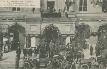 Brive-la-Gaillarde : "M.R. Poincaré à Brive -12 et 13 septembre 1913 - 5 - Le président au balcon de la mairie".