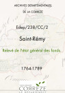 Relevé de l'arpentement général des fonds. 1764-1789