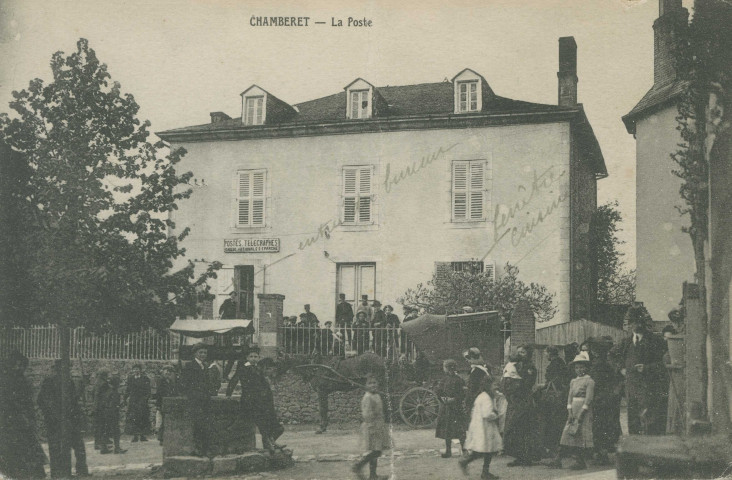 Chamberet : "Chamberet - La poste".