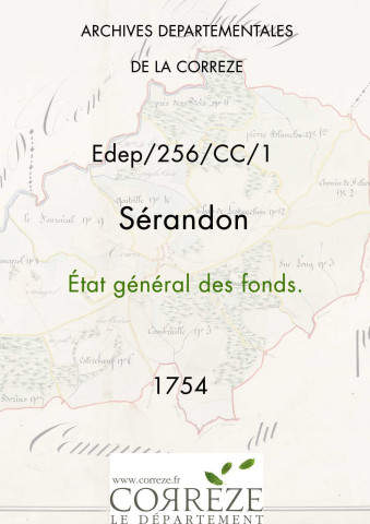 État général des fonds. 10 juin-24 juillet 1754