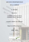 Répertoire chronologique : 1 janvier 1858-10 mai 1893