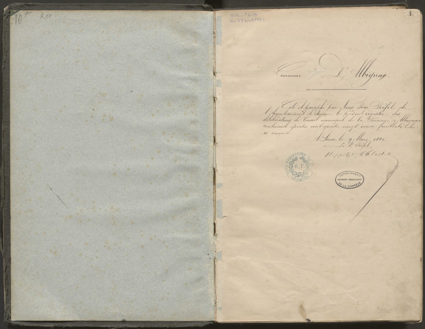 Délibérations du conseil municipal. 17 mai 1885-20 janvier 1929