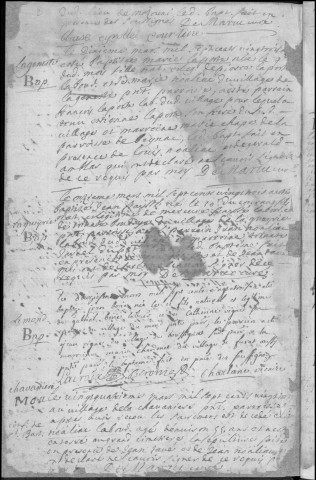 Baptêmes, mariages, sépultures (1723-1733)