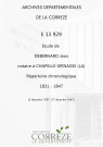 Répertoire chronologique : 2 décembre 1831-27 décembre 1847