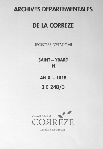 Naissances (1803-1818)