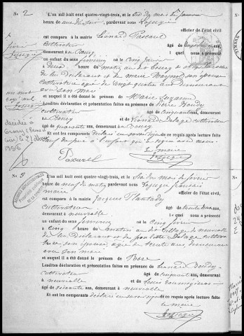 Naissances (1883-1902)