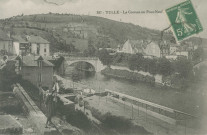 Tulle : "187 - Tulle - La Corrèze au pont-neuf".